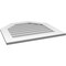 Ekena Millwork Octagonal Top Surface Mount PVC Gable Vent w/ 3-1/2"W x 1"P Standard Frame, 28"W x 26"H GVPOT28X2601SN - alternate 5
